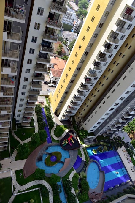 level 6 view from the balcony