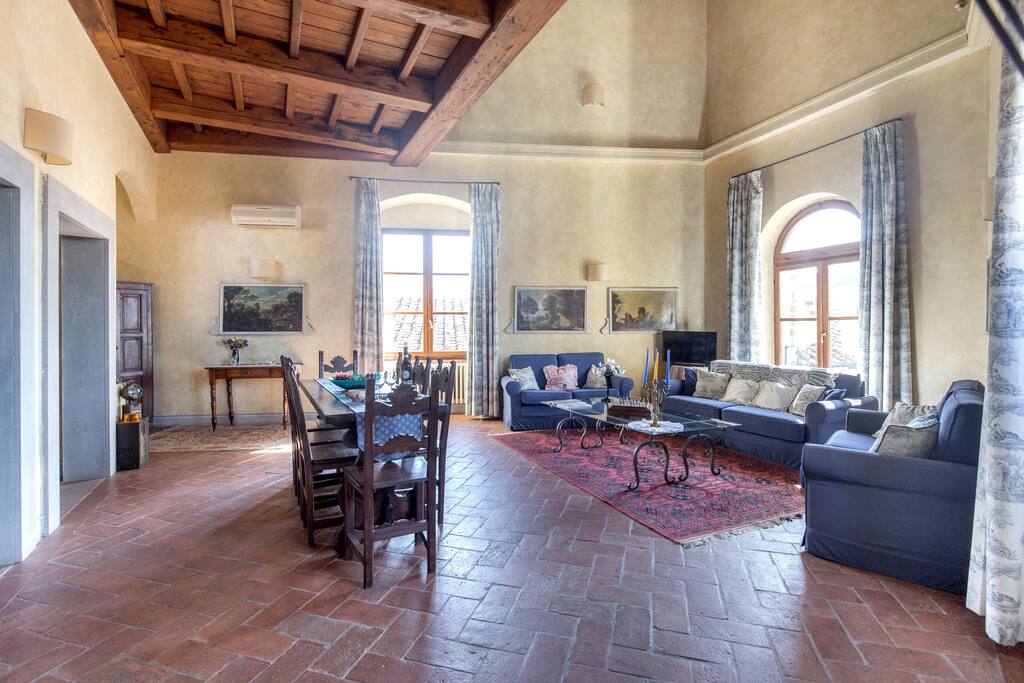 The majesty living room inside the ancient tower