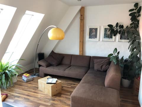 Leistungsstarkes Airbnb: Cozy loft with rooftop terrace in Südstadt