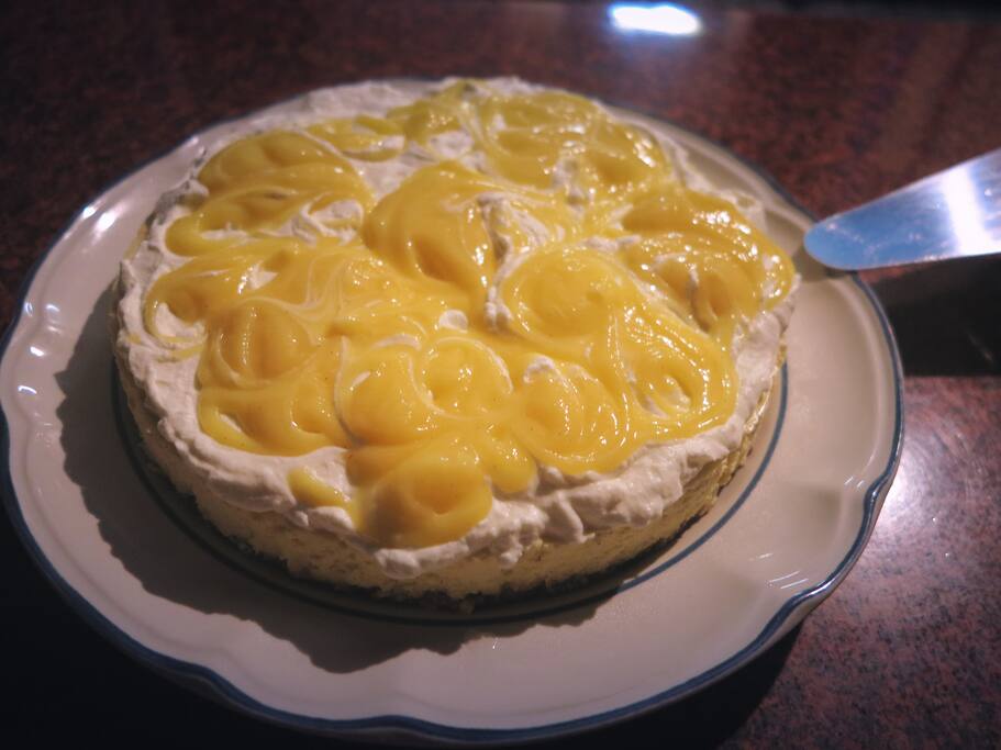 預約搭伙也可預訂手工甜點(圖:Homemade Lemon curd cheesecake)