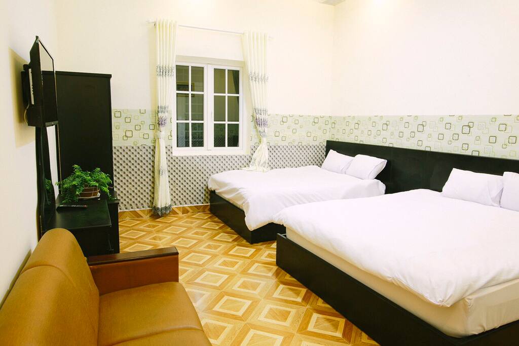 2 double beds