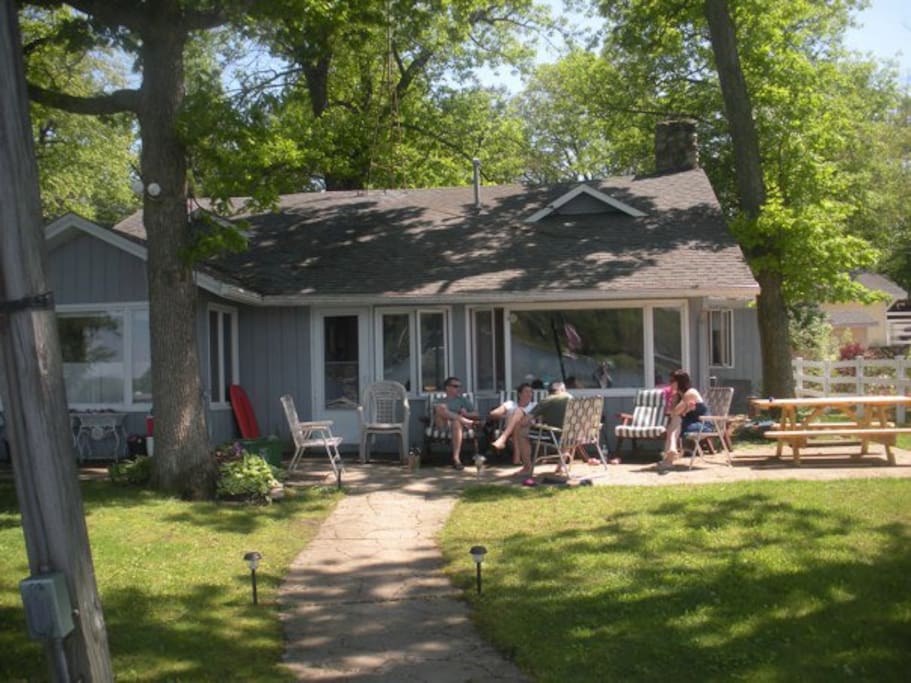 View of house from the lake