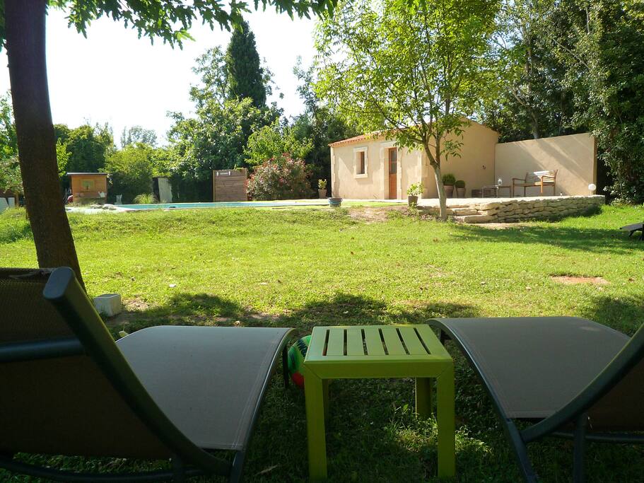 transat dans le jardins