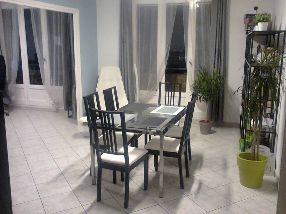 Salon de 25m2, orienté plein sud