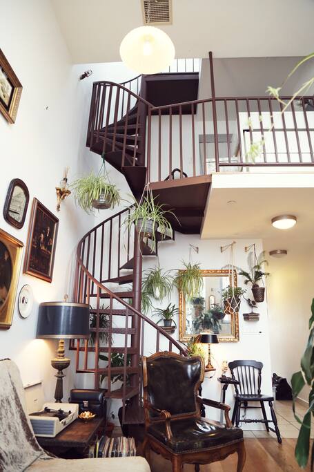 This is our living/dining area. We love the flow of energy and light.