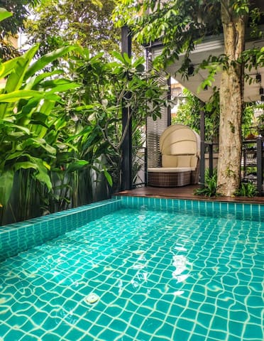 曼谷泳池别墅，4卧5卫，可住10人，近MRT，独栋 gallery image 2