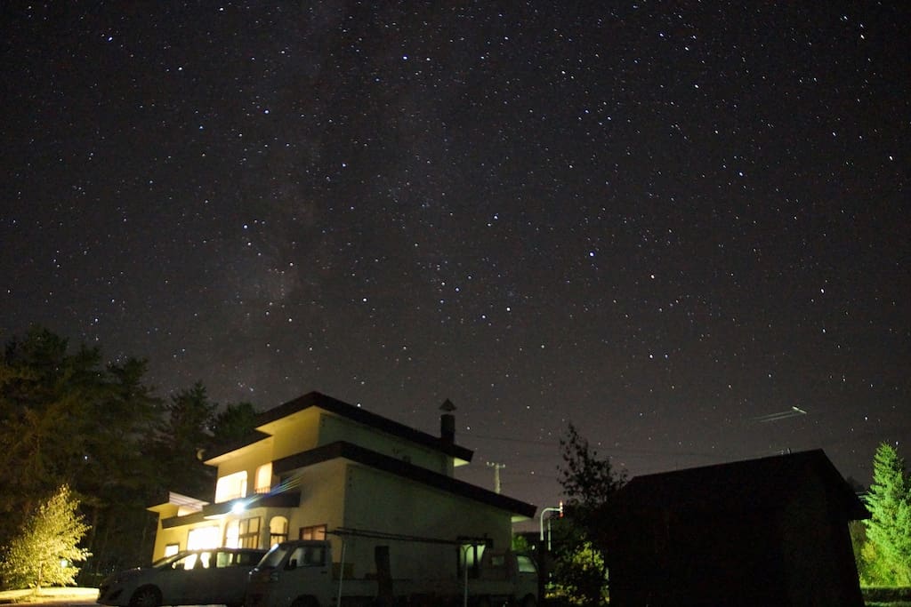 house in the great nature of Hokkaido