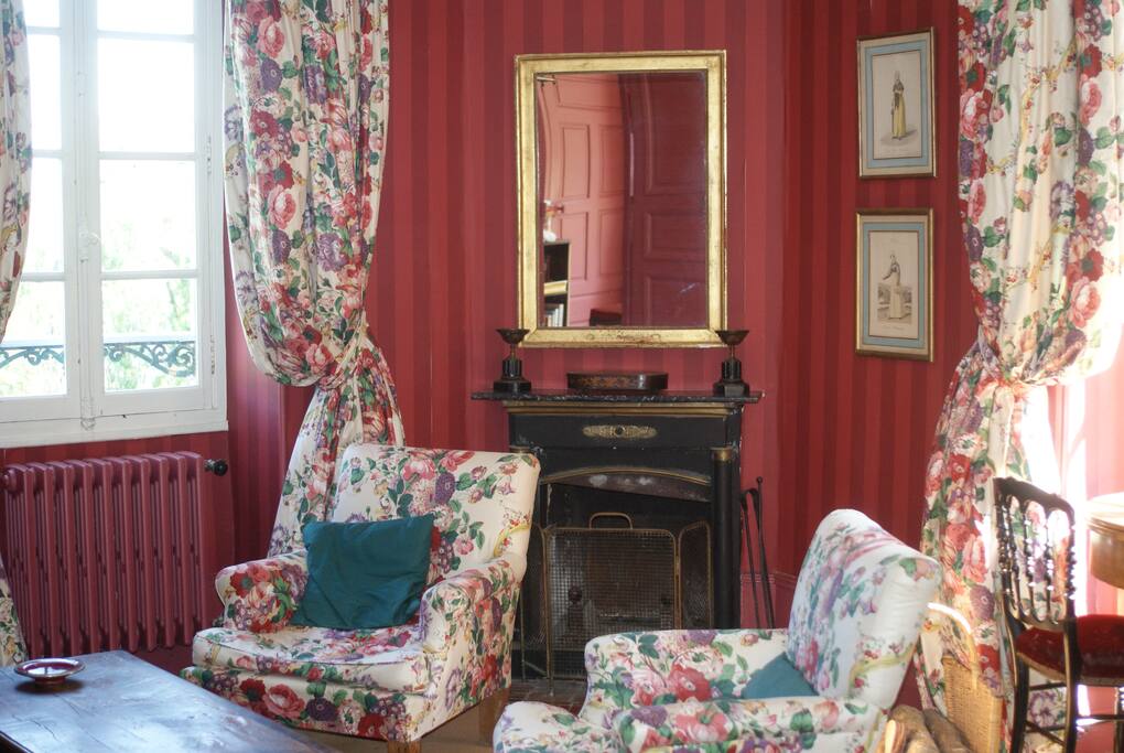 petit salon réservé aux hôtes