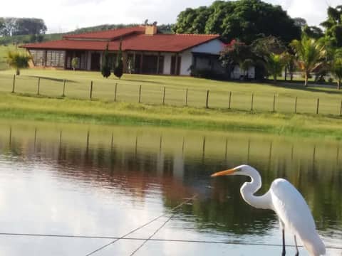 Rancho Recanto das Garças (in front of the dam)