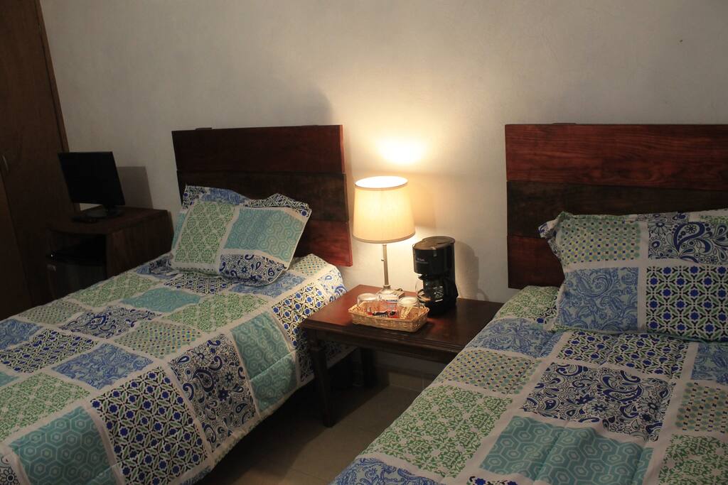 la comodidad de la habitación.