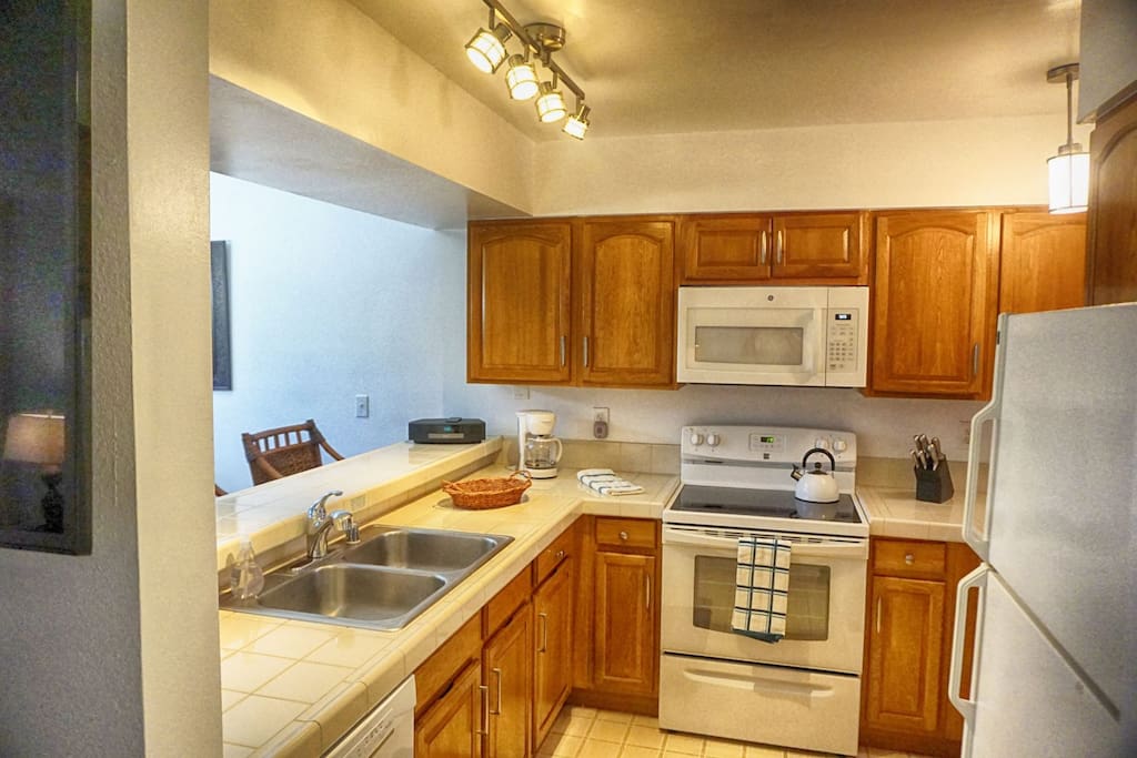 Full kitchen with new appliances
