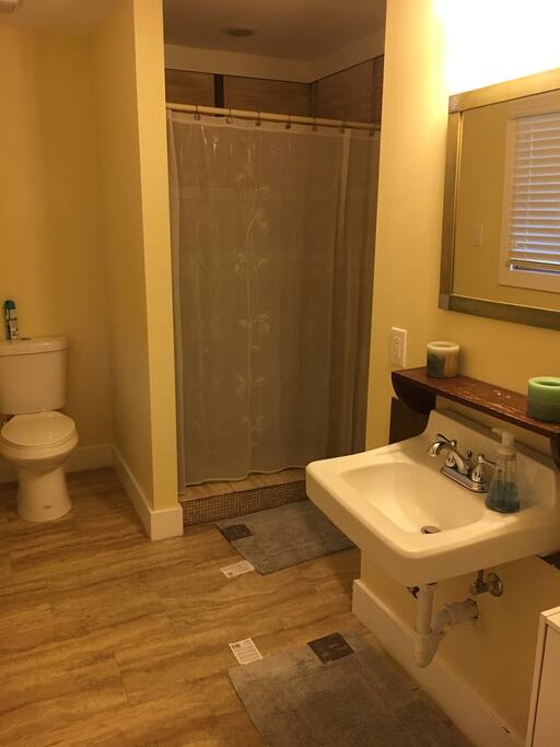 The bathroom