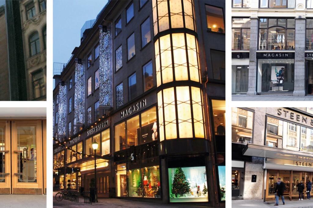 The exclusive shopping mall Steen & Strøm walking distance from the Studio Flat.