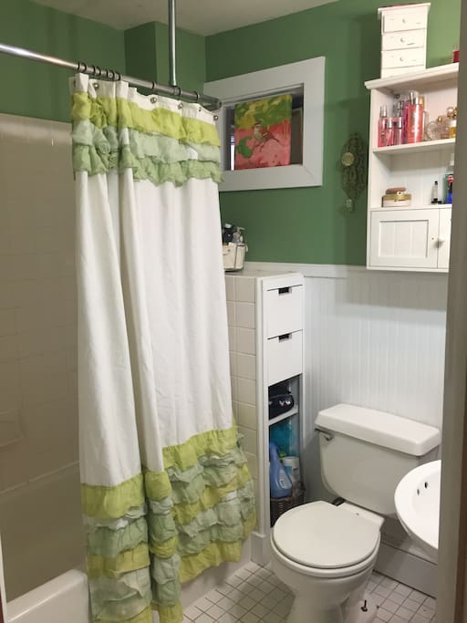 Private bath inside the room