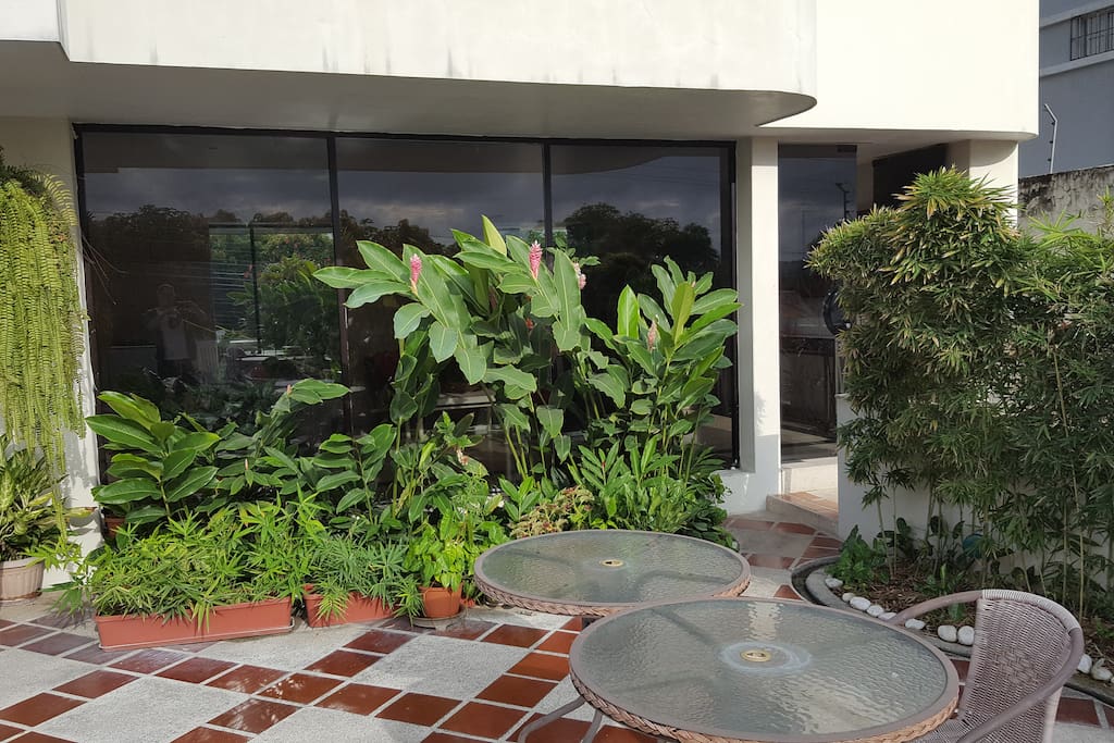 House from the pool-area