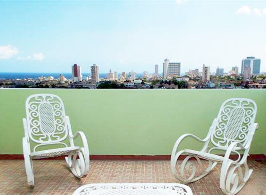 The terrace