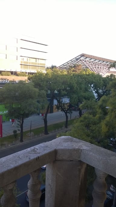 View from the balcony