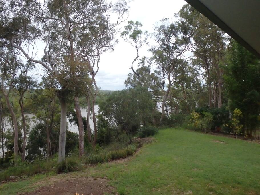 looking upriver