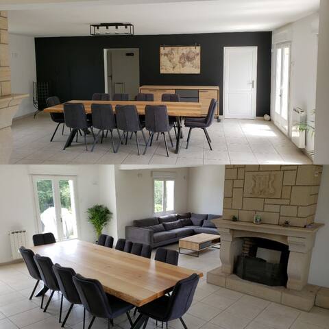 Popular Airbnb listing: Beachfront villa with pool and jacuzzi -8 people- in Moëlan Sur Mer