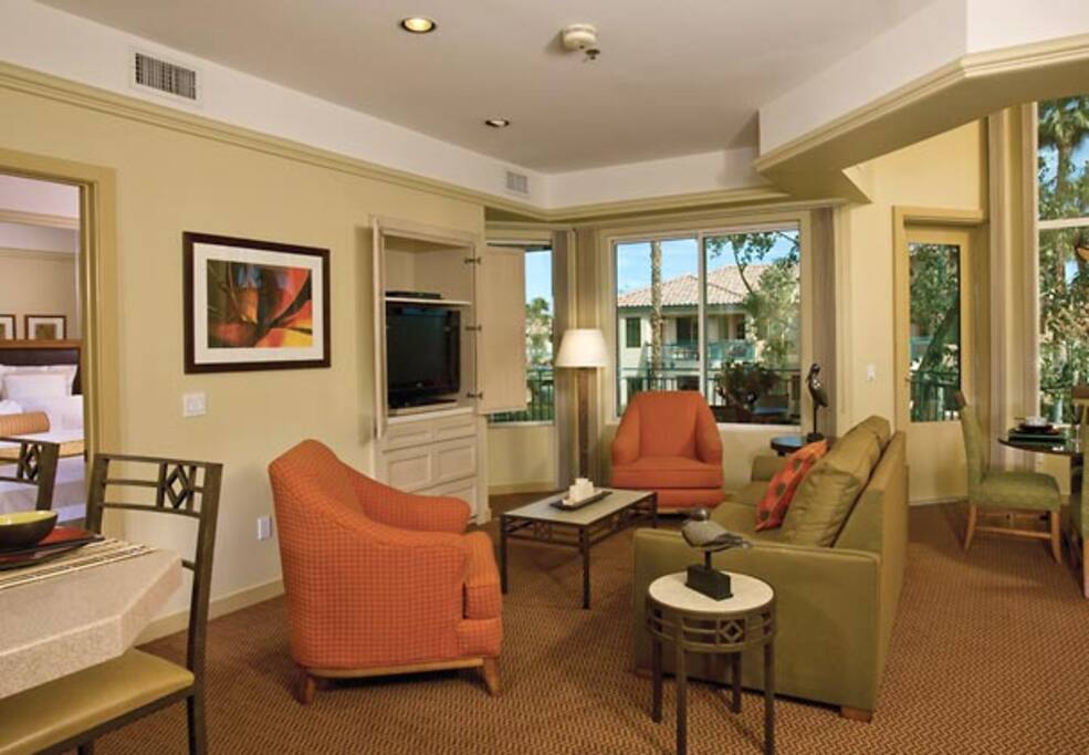 The living room