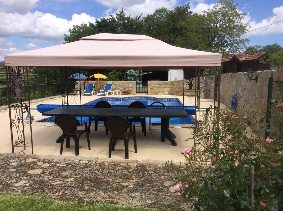 Dine by the pool