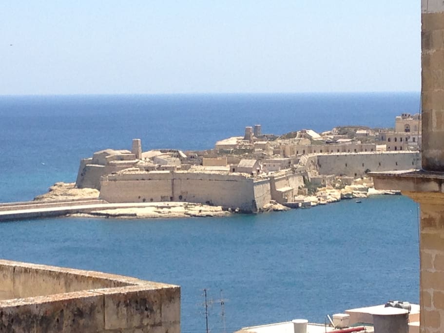 the view from roof terrace