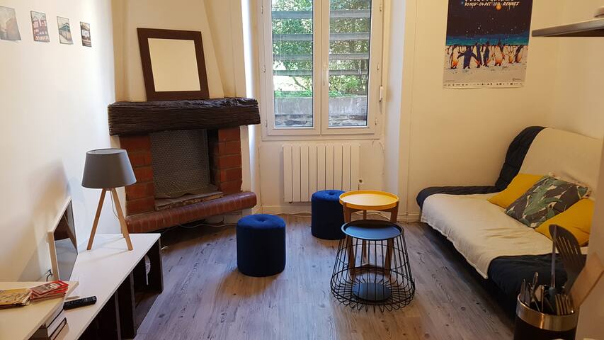 2 pièces quartier calme 7 min gare et centre ville