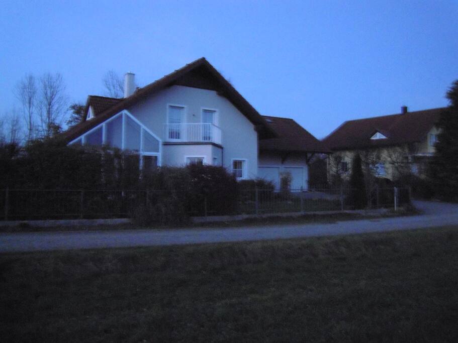 Haus mit neuer Farbe
