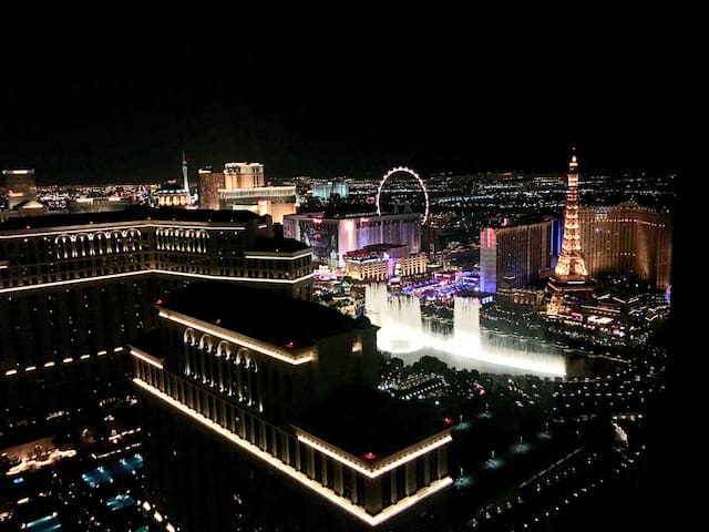 Vdara 50th Flr♦Fountain Strip View♦Free Parking