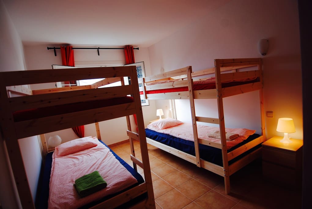 Dormitorio compartido 4 personas