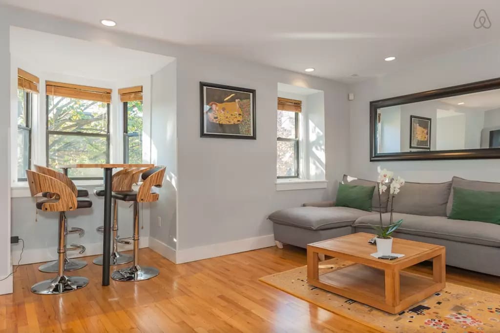 Bright and open living area
