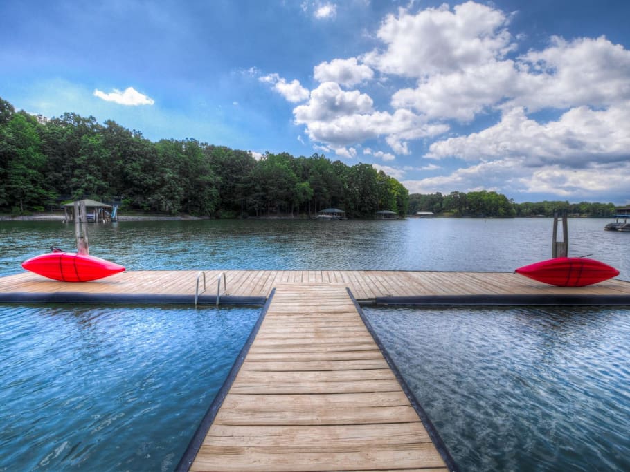 Kayaks and Boat Dock