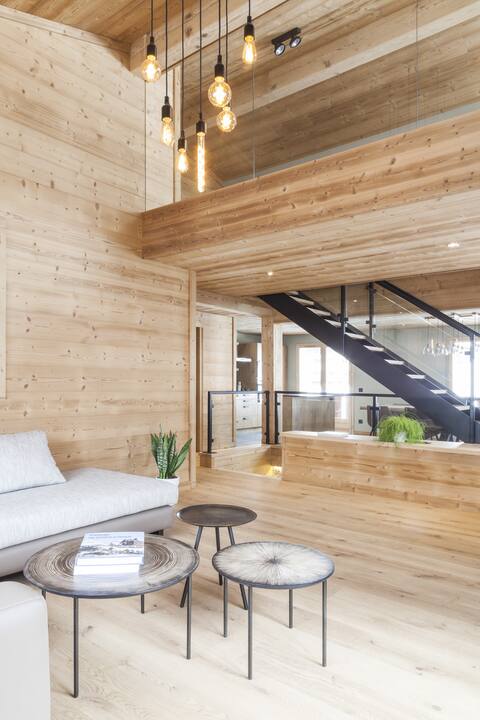 superb duplex in the center of the village of La clusaz