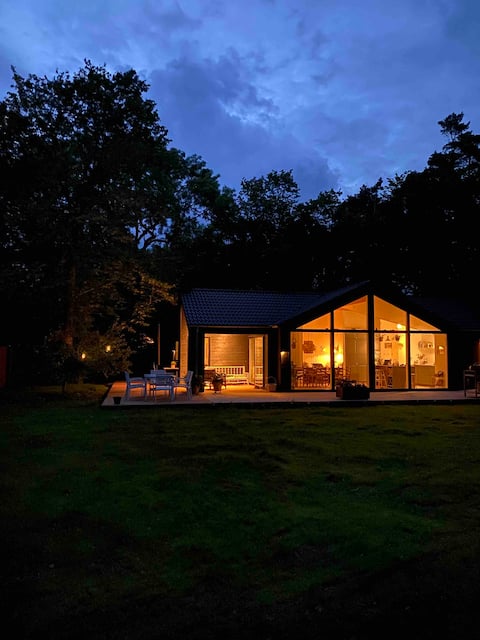 Newly built cottage in the middle of nature - wilderness bath