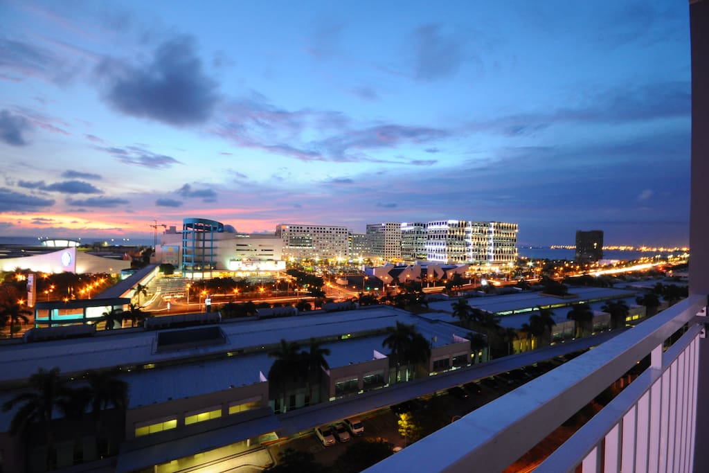 Night View from the Balcony