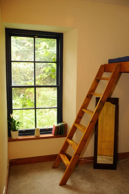The Bedroom (with double platform bed and wardrobe)