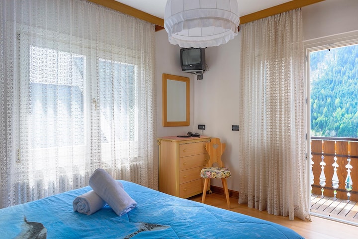 Le camere con la vista sulle foreste di Auronzo