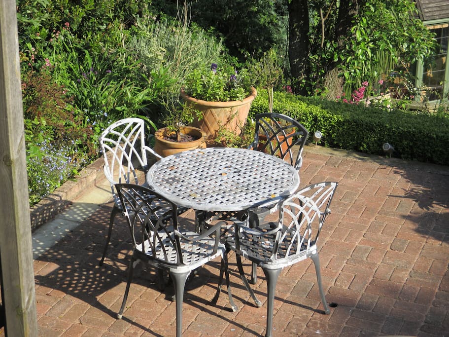 Outdoor seating area