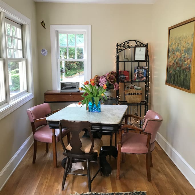 Sunroom and dining