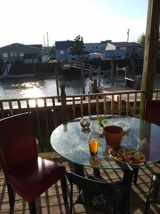 outside deck space