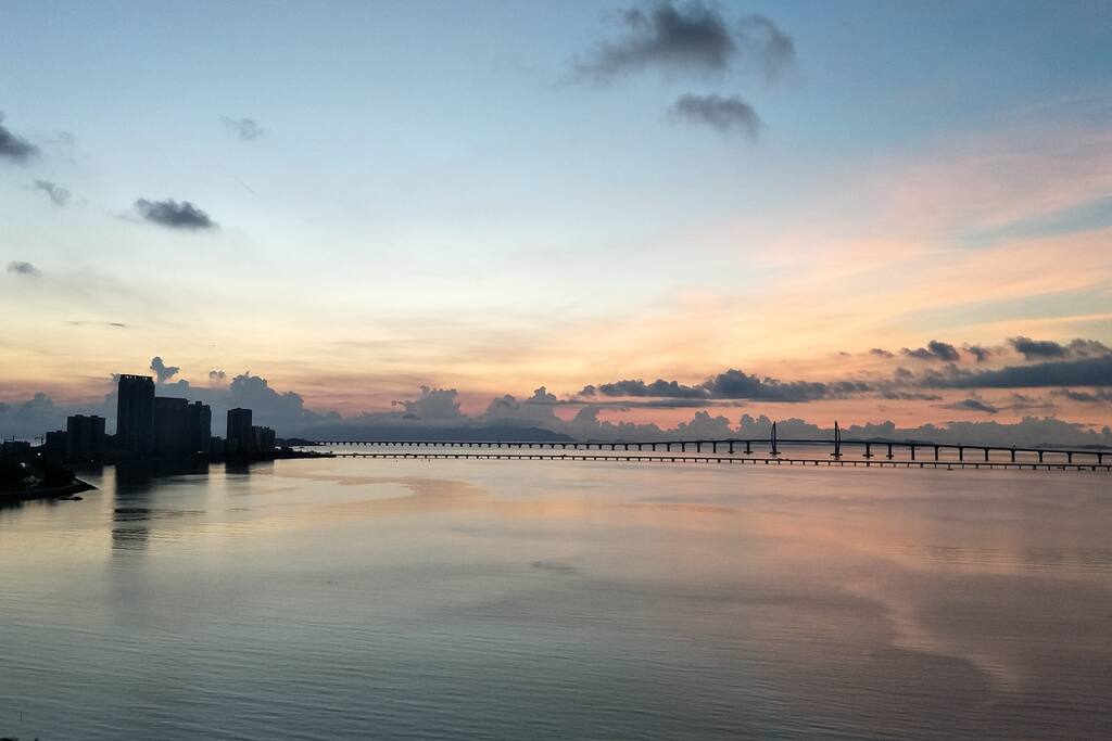 窗外海景 港珠澳大桥