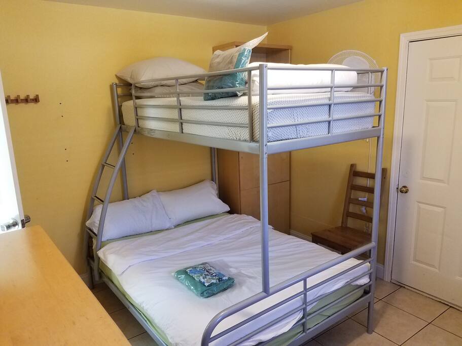 You're renting the top bunk