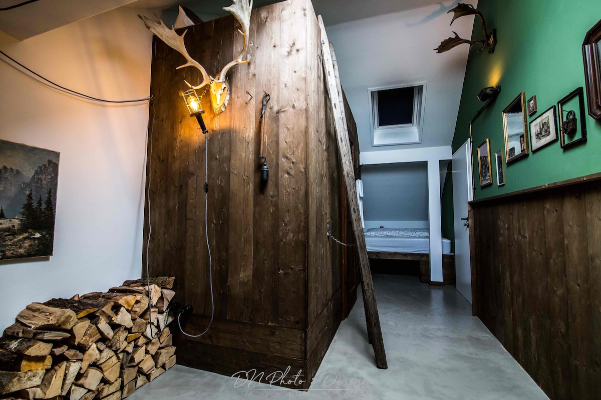 "Forsthaus", pogled na istok. Ljestve gore pronaći ćete travnjak