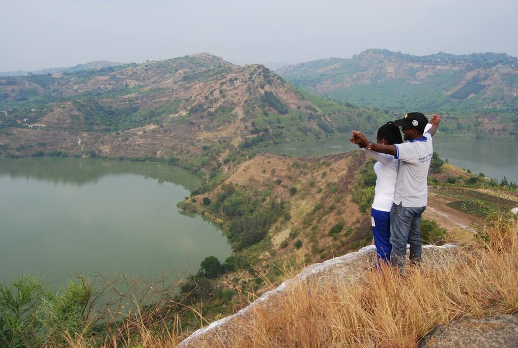 Come and experience a lovely view at the lakes in love ( twin lakes formed in the shape of a heart) and so many lakes in the Village of Lakes( Rubirizi district)