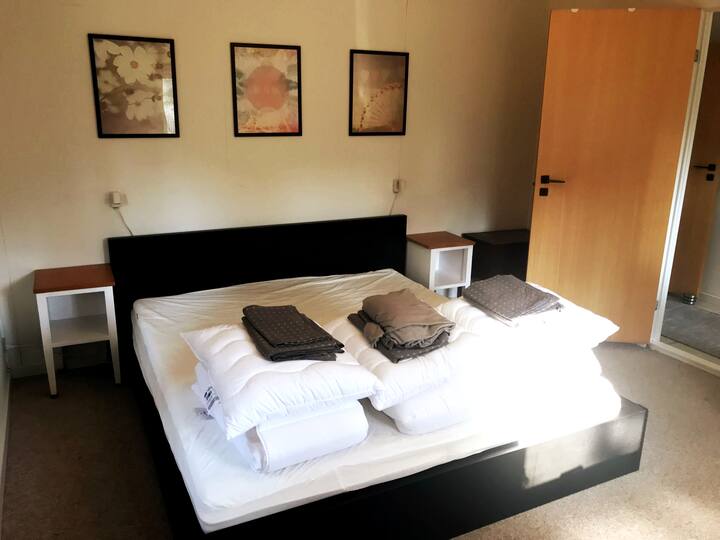 Dormitorio 1. Cama tamaño king 180x200cm