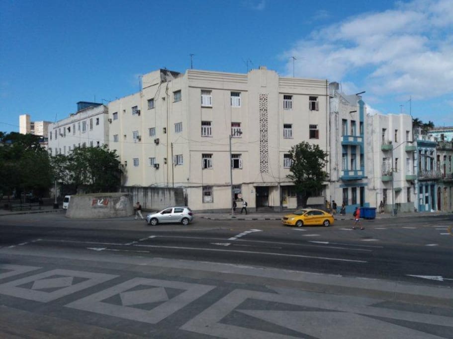 Front of the building