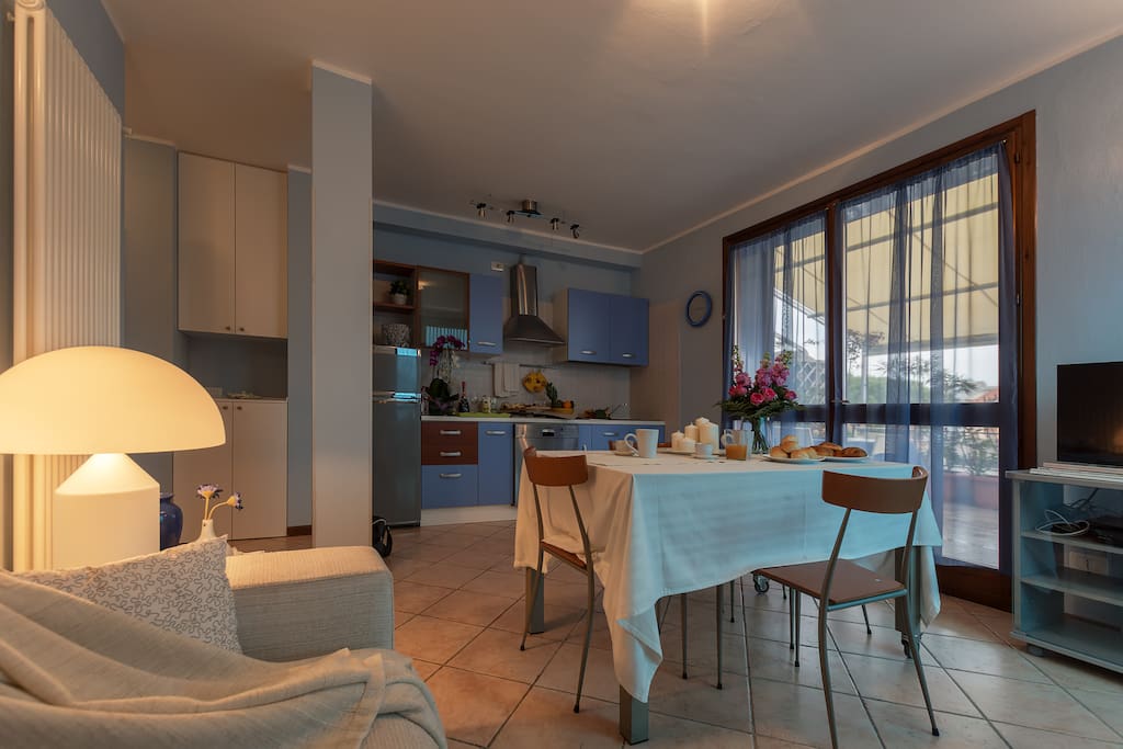 The sunny living room