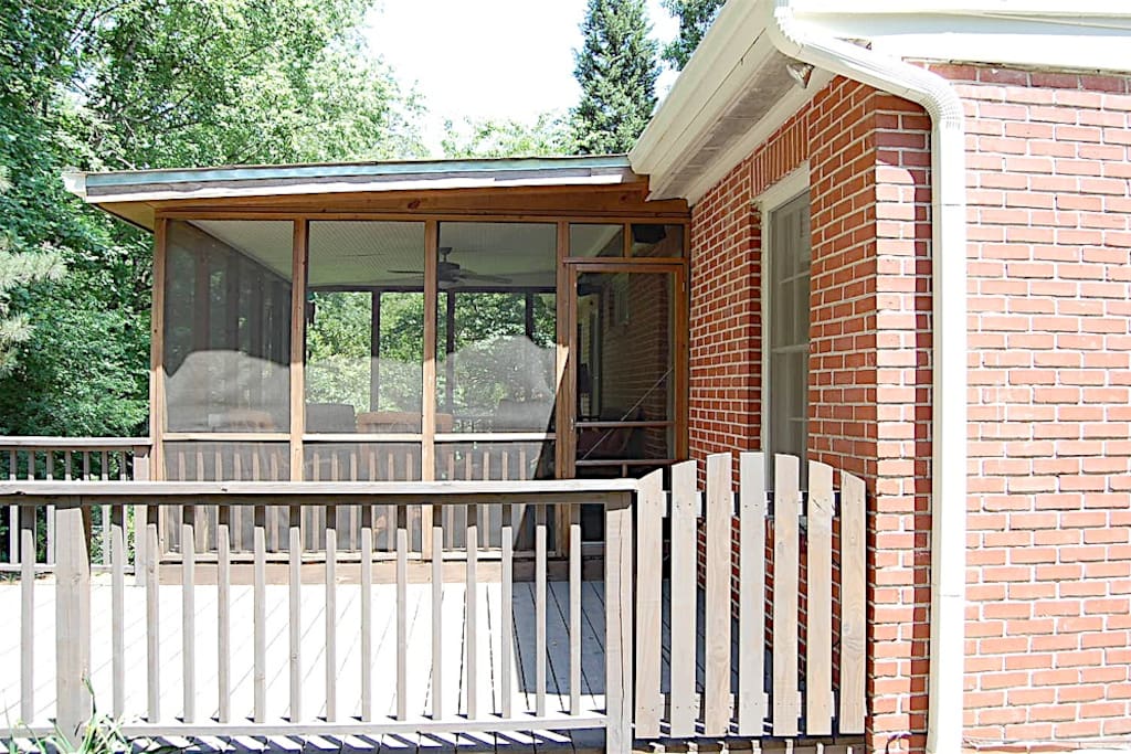 Relaxing Back Deck and Porch