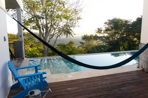 Superb modern house with pool for bird lovers