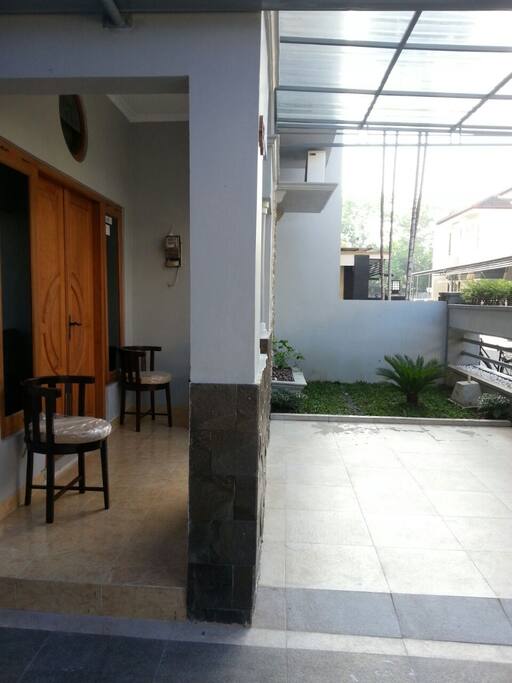 Front outside area of house
